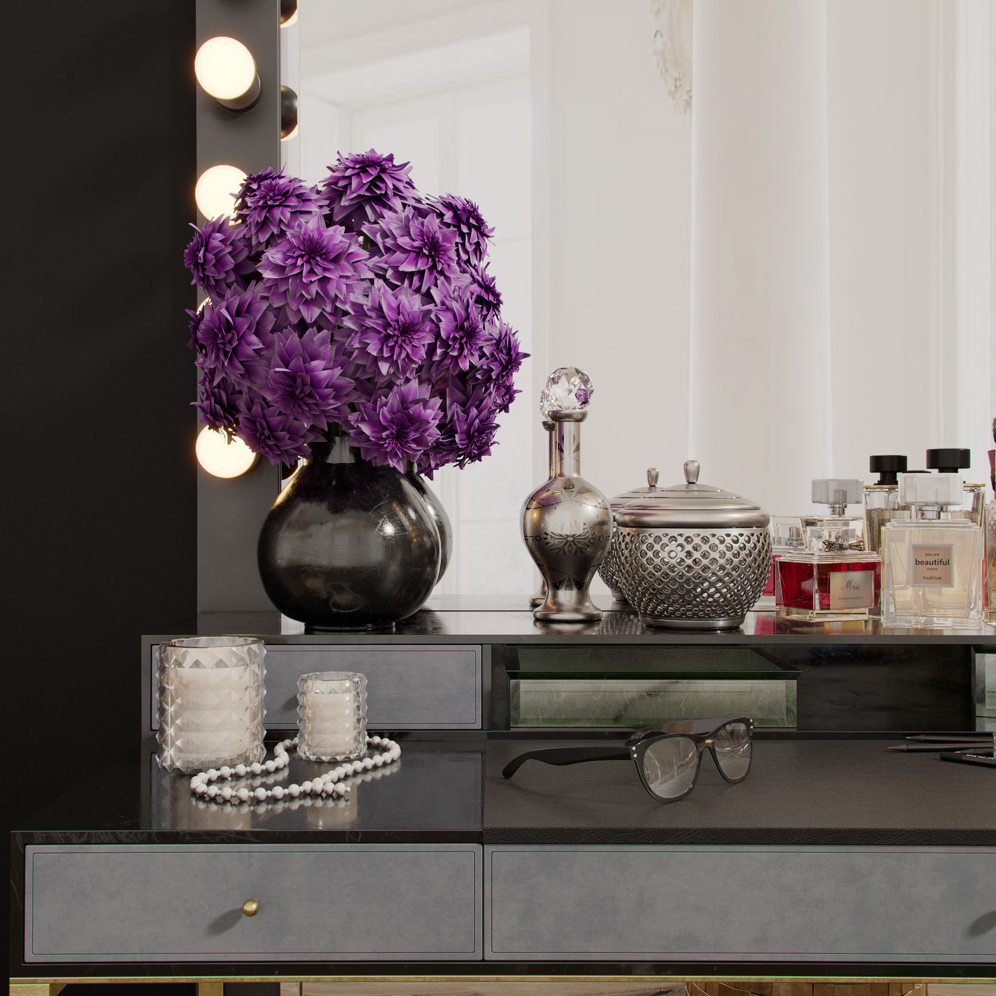 Dressing Table 02 3D model_5