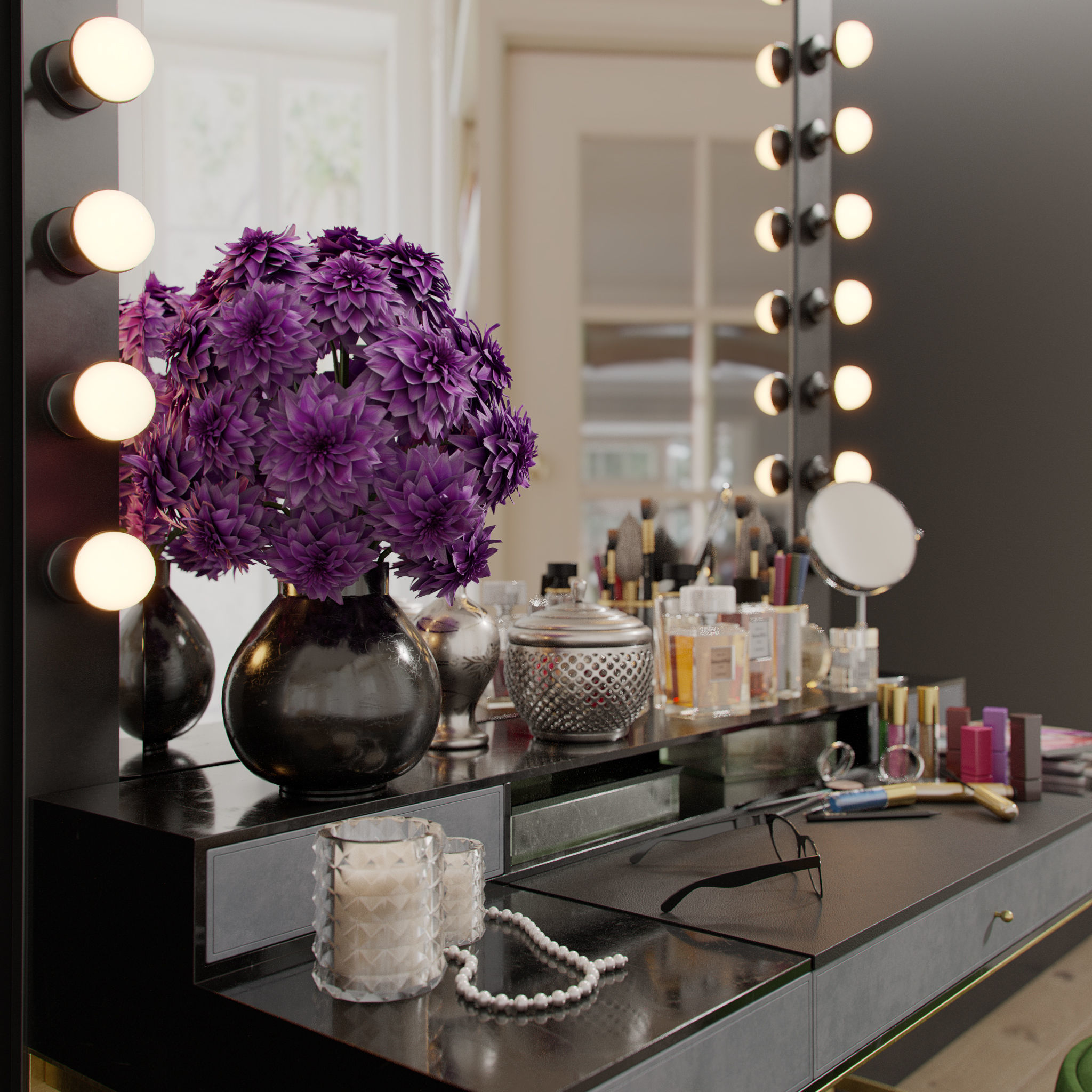 Dressing Table 02 3D model_11