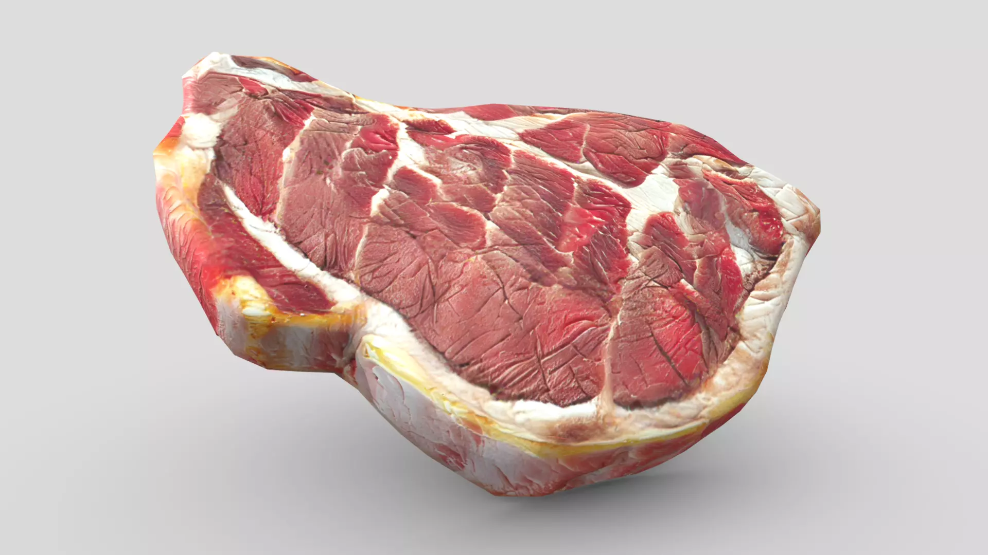 Medium Cooked Steak Low-poly 3D model