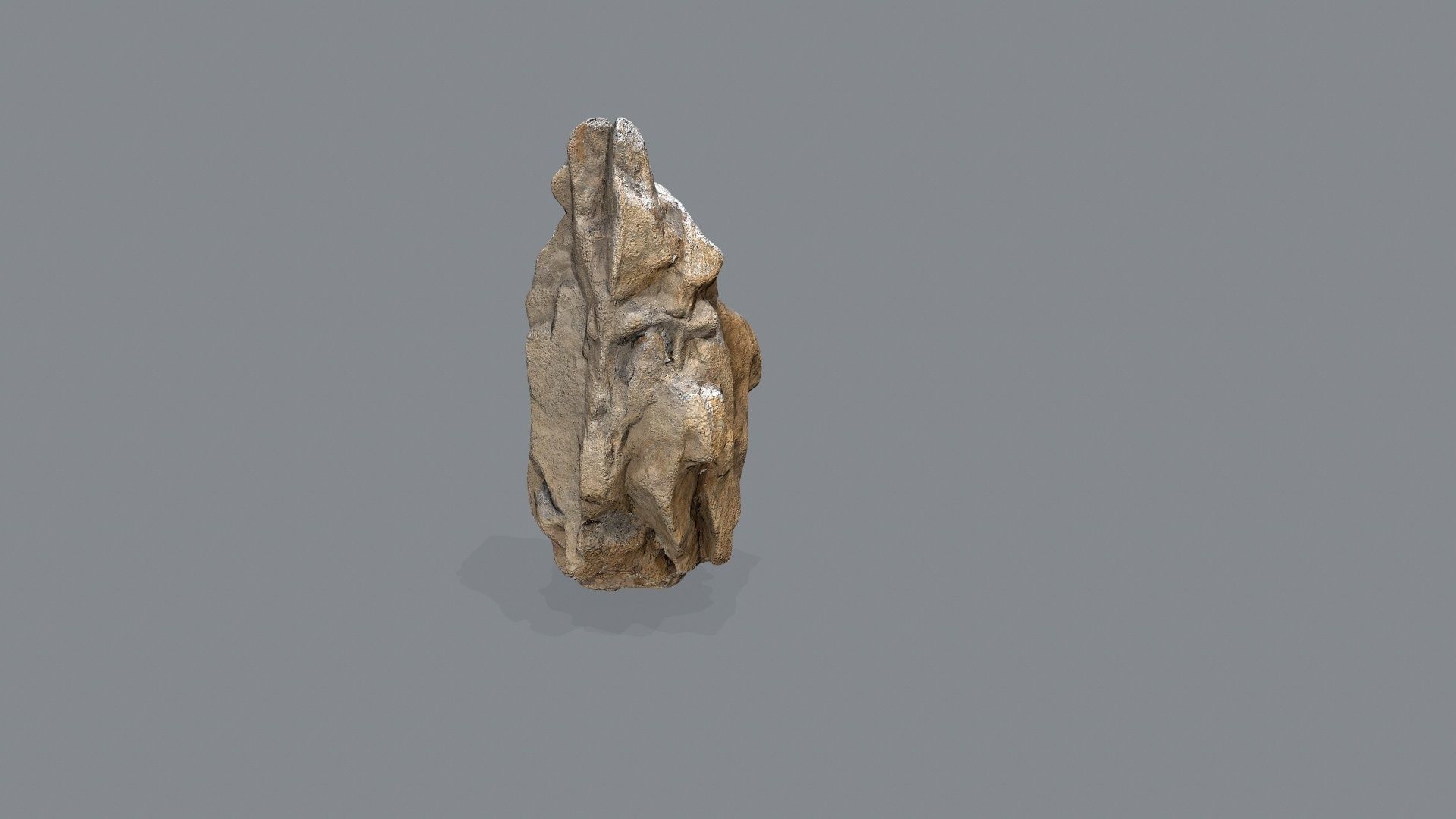 desert rocks Low-poly 3D model_9