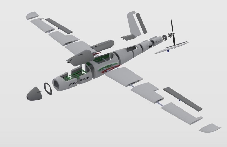 STORK UAV 3D print model_2