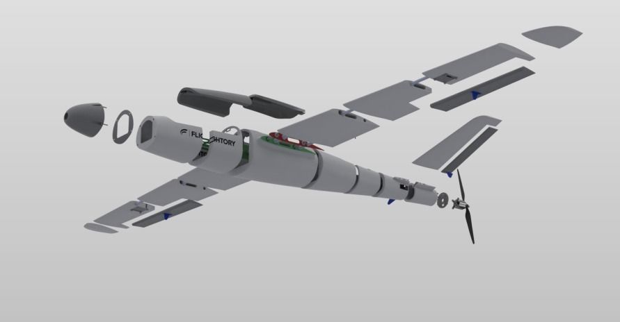 STORK UAV 3D print model_3