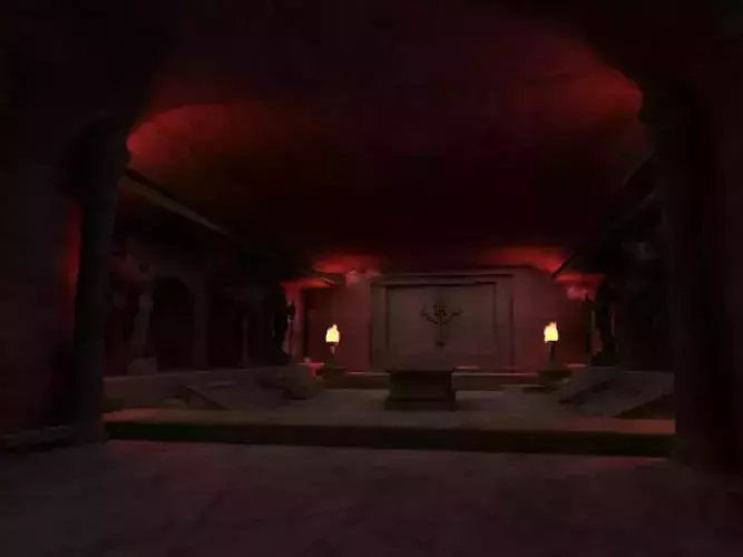 Tombs underground palaces coffins crypts