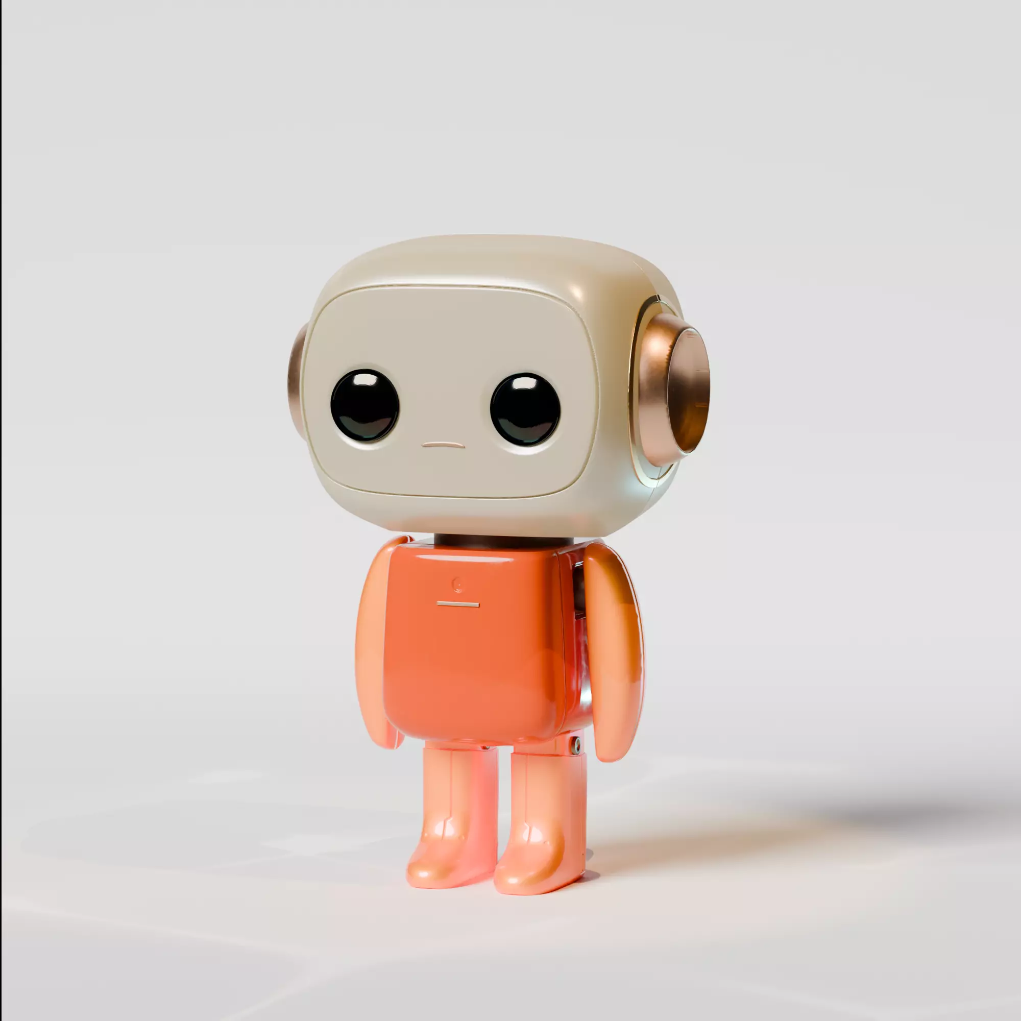 Cute Robot 3D print model_0
