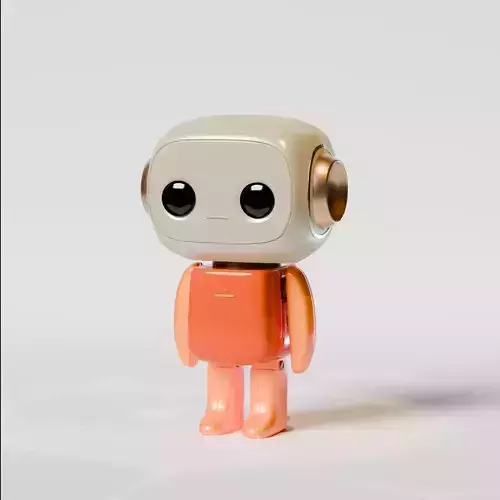 Cute Robot 3D print model