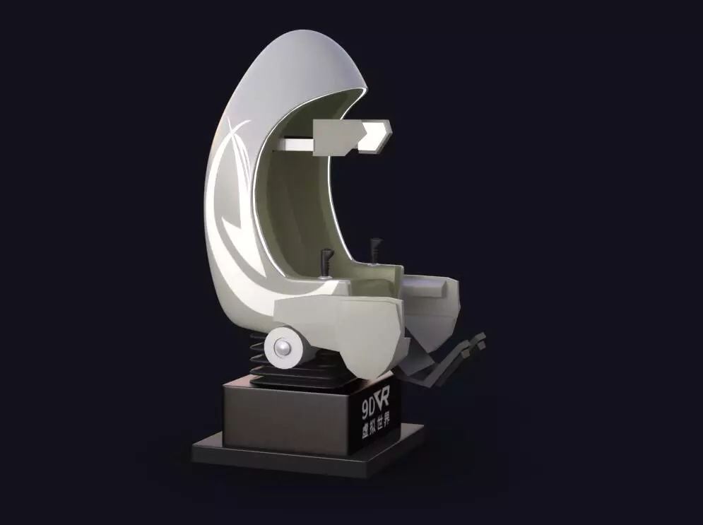 Egg cinema science fiction spacecraft Futuristic Cycle 3D model