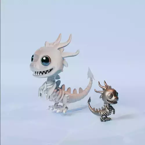 Skeleton Dragon - Cute Dragon