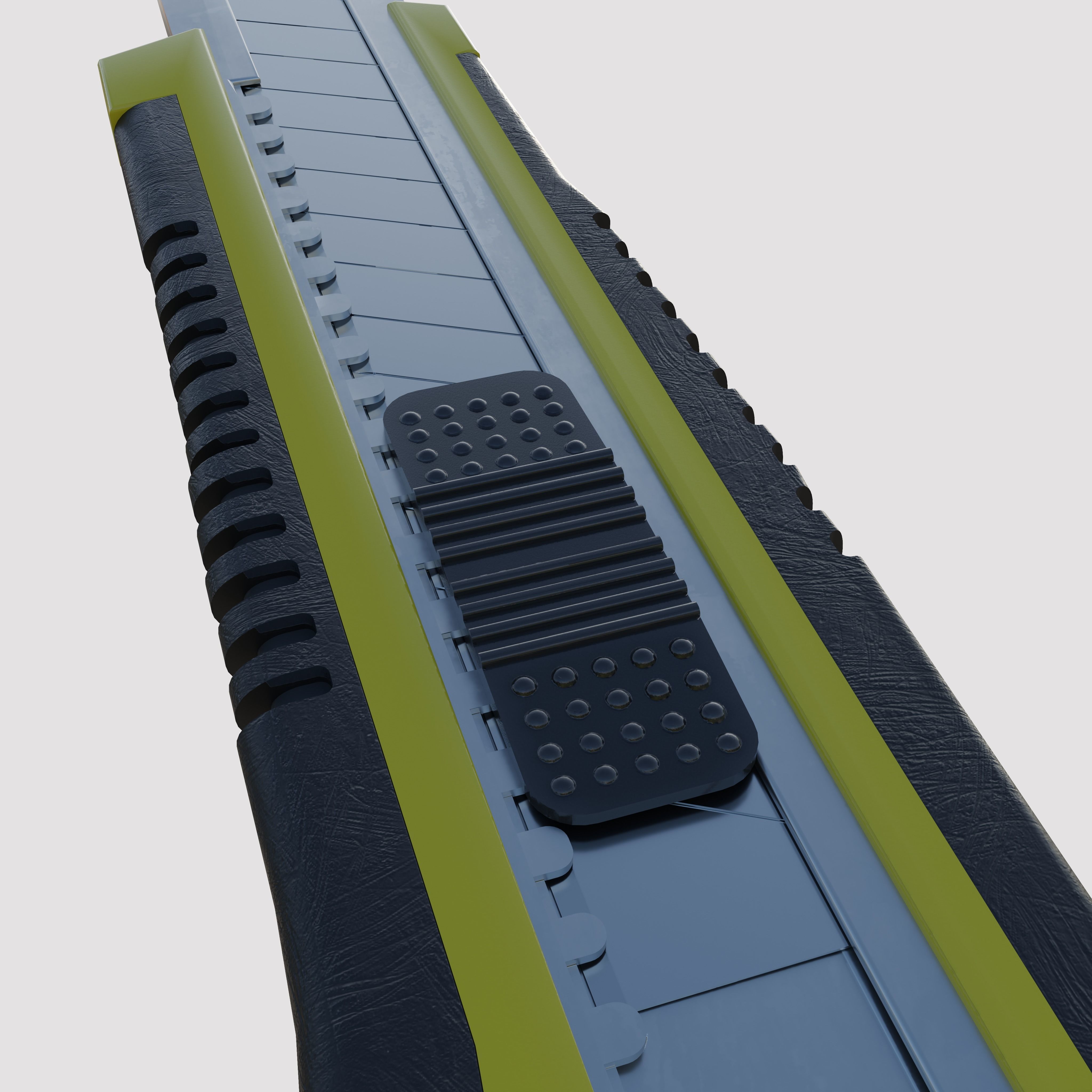 Realistic Utility Knife 3D model_3