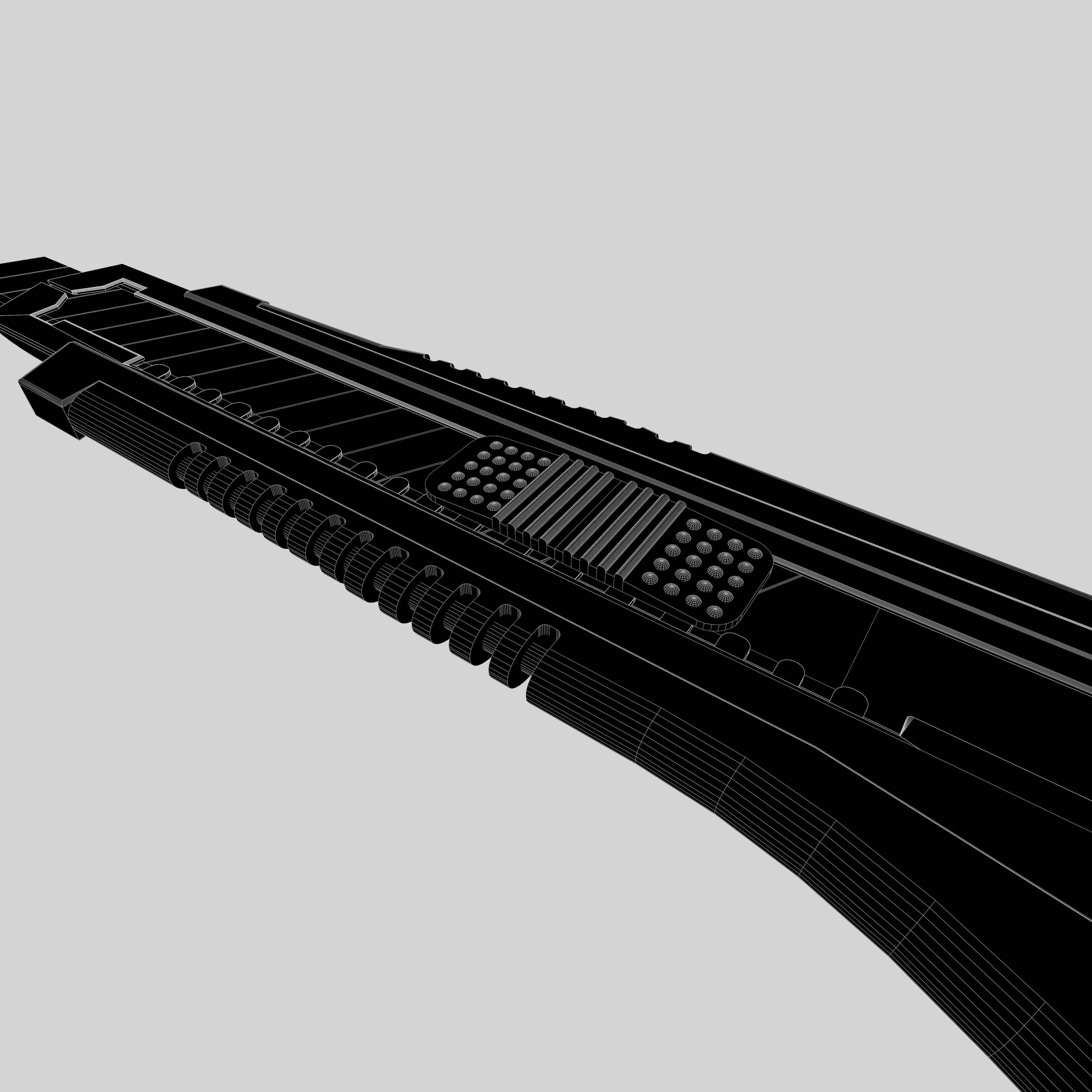 Realistic Utility Knife 3D model_12