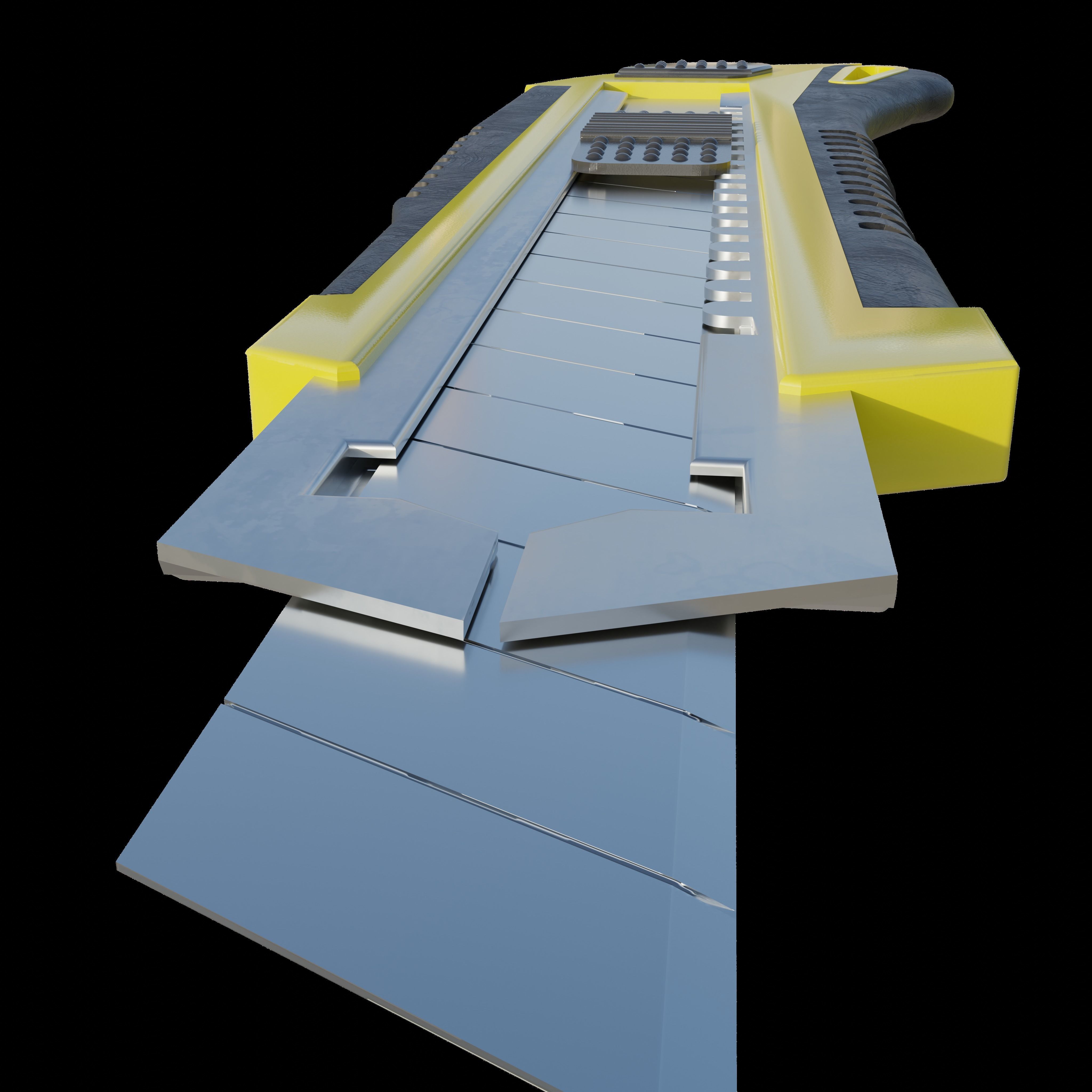 Realistic Utility Knife 3D model_10