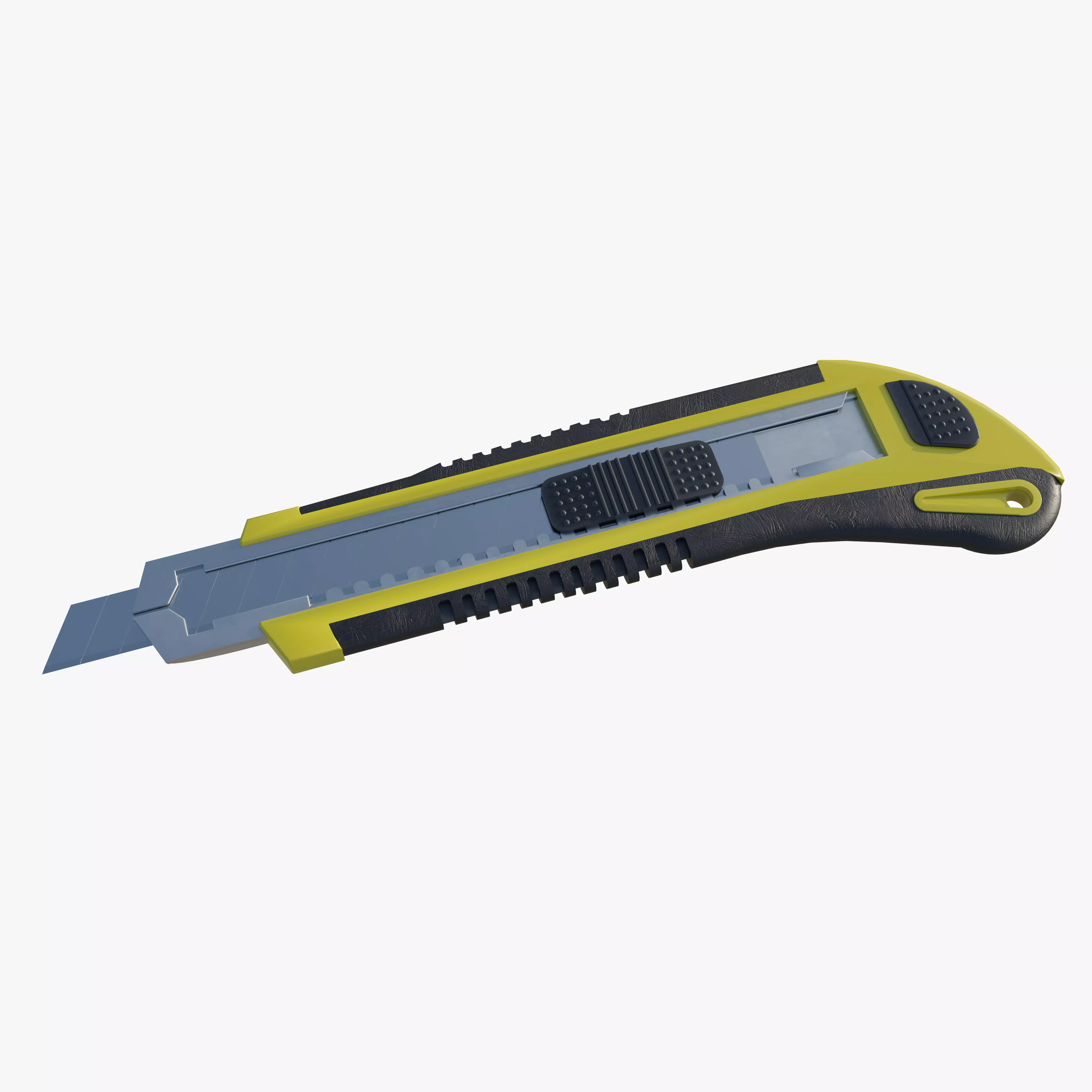Realistic Utility Knife 3D model_0
