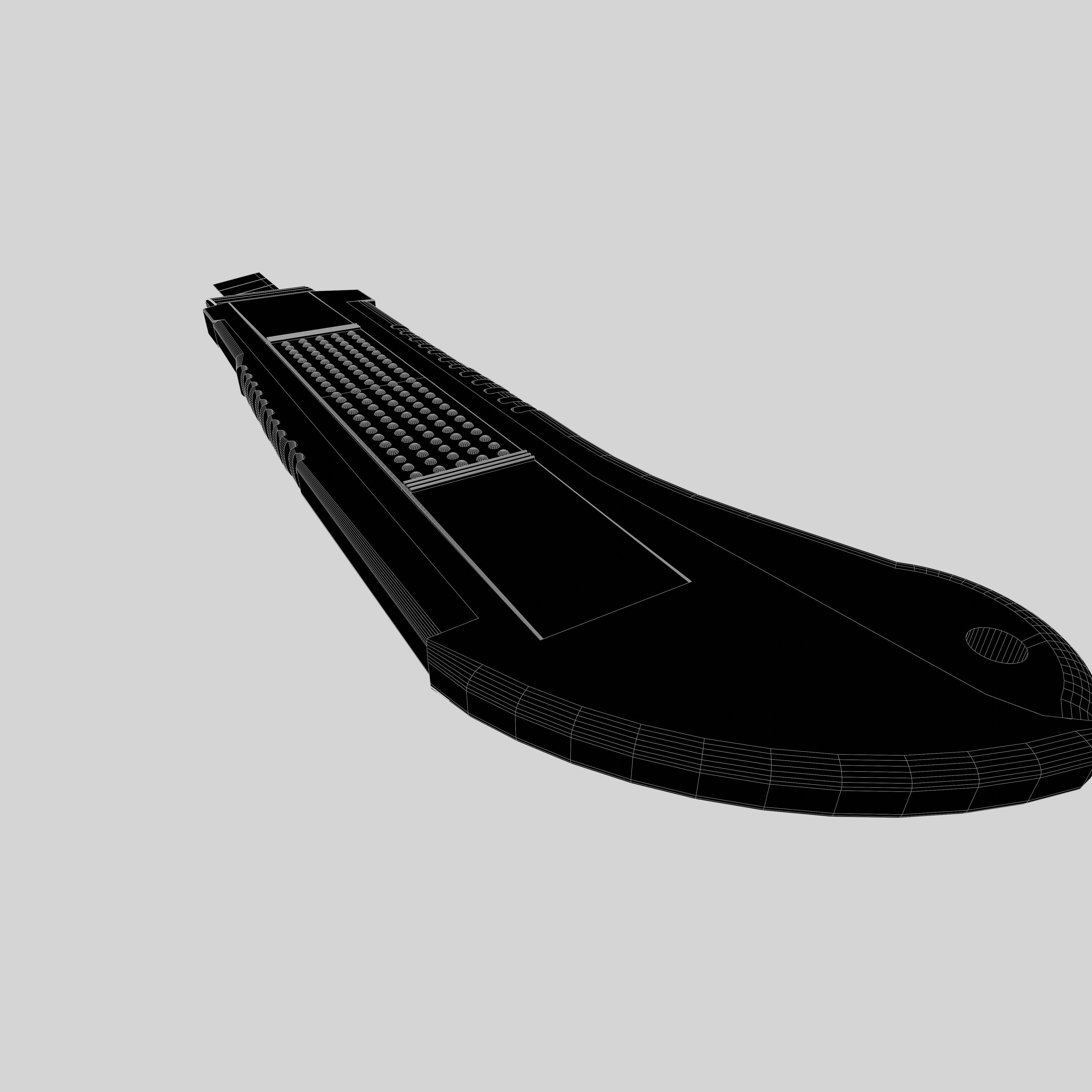 Realistic Utility Knife 3D model_15