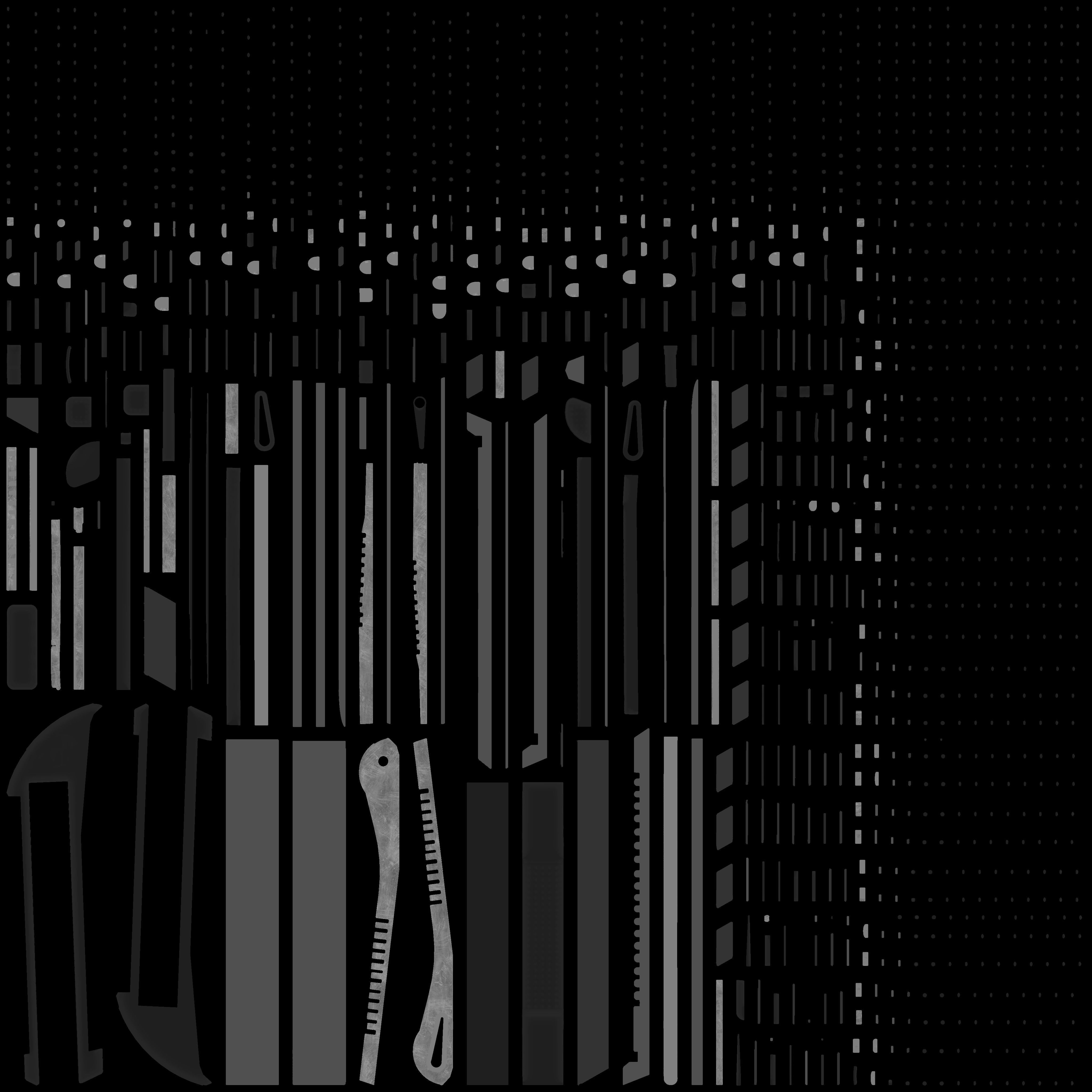 Realistic Utility Knife 3D model_19