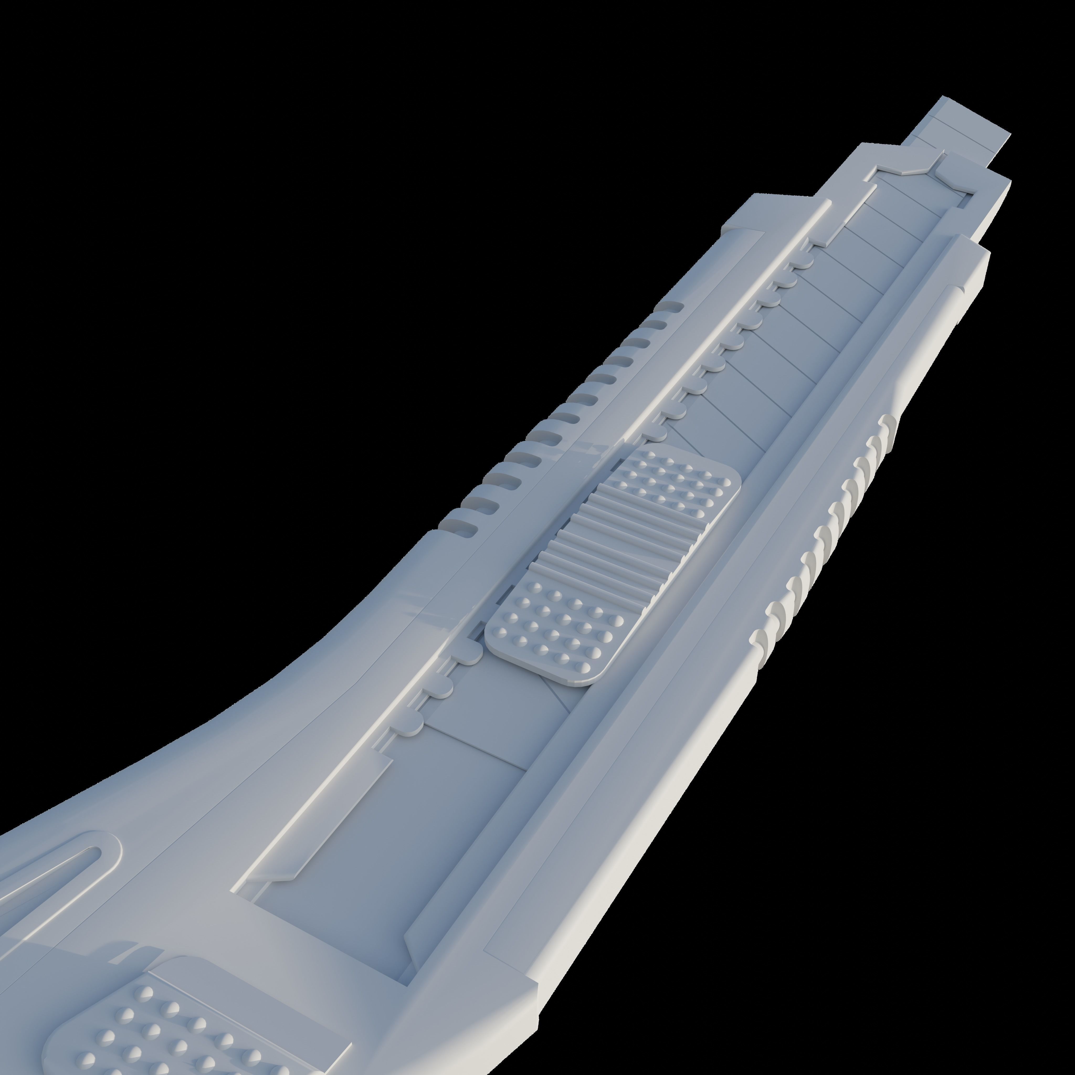 Realistic Utility Knife 3D model_7