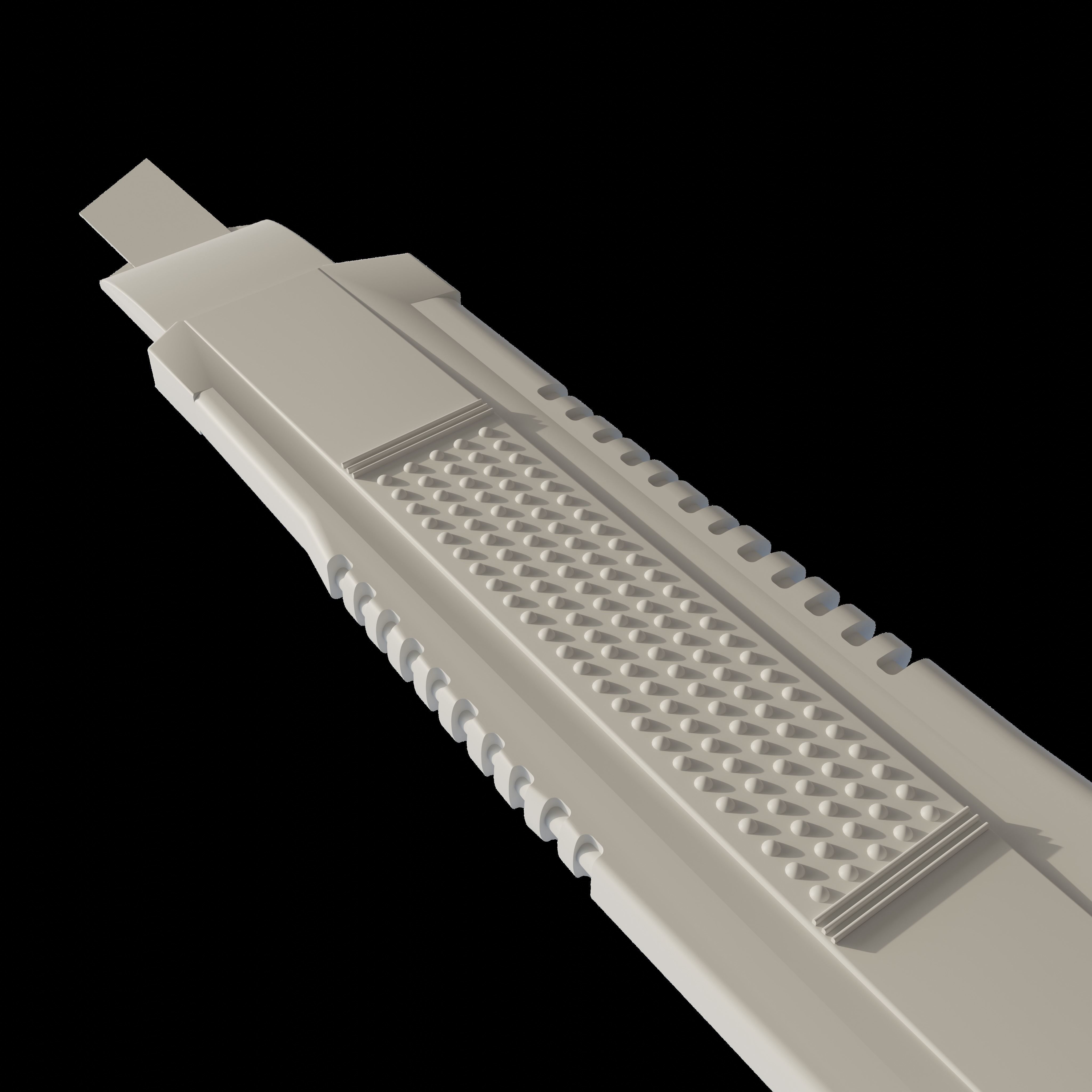 Realistic Utility Knife 3D model_8