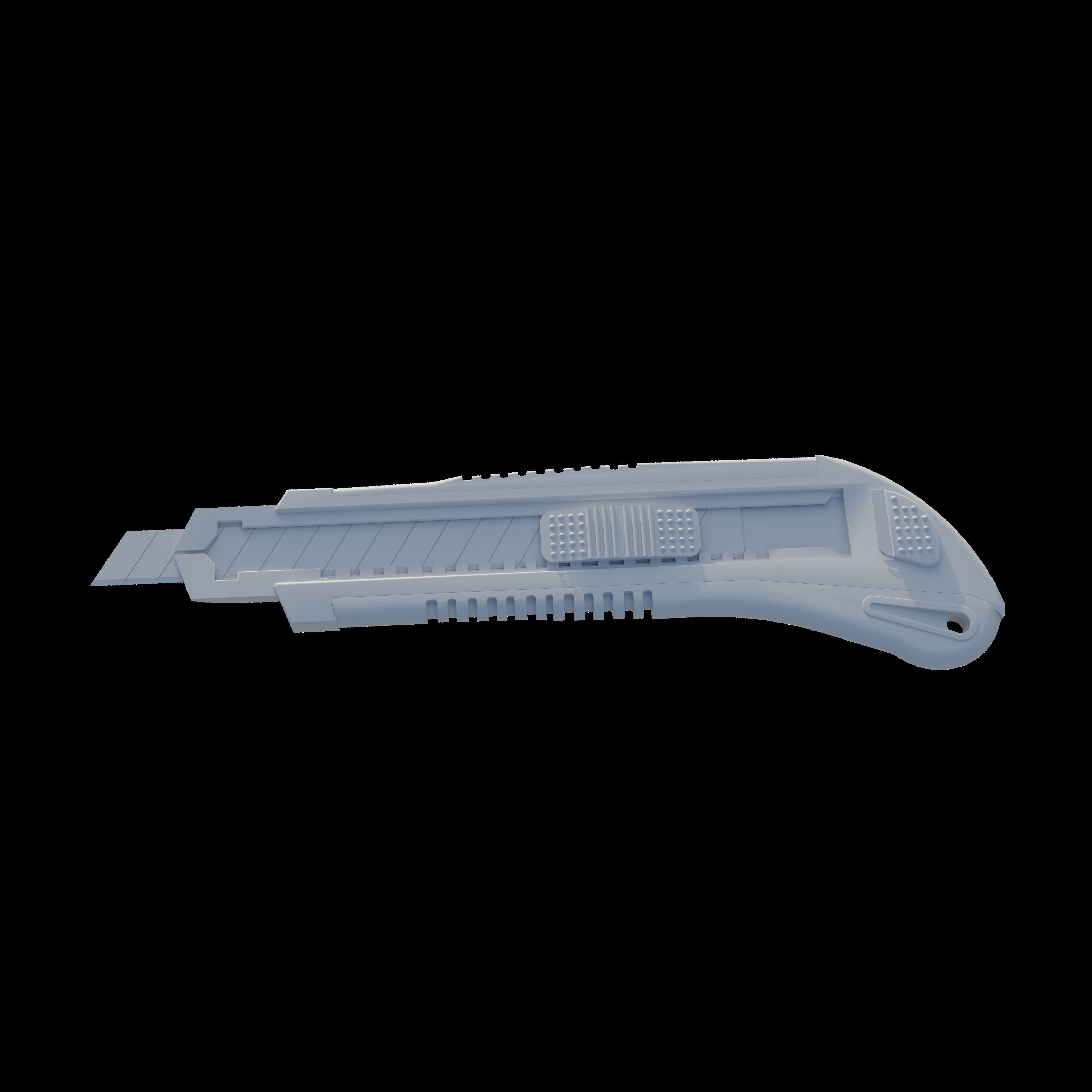 Realistic Utility Knife 3D model_6