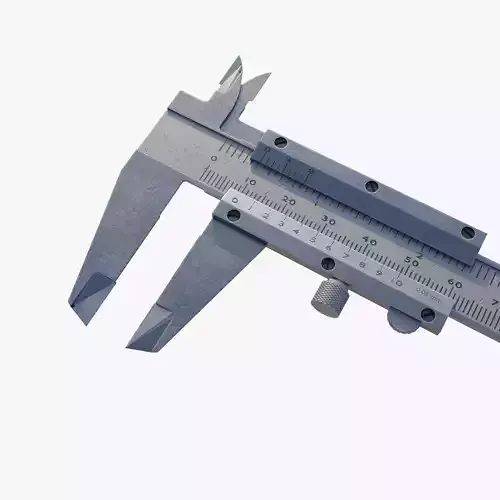 Realistic Used Caliper 3D model