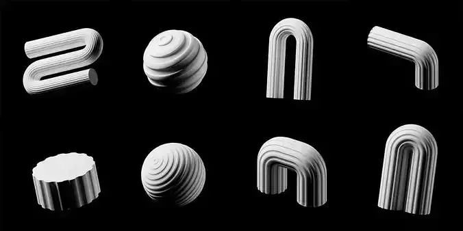 Abstract 3D Models 3D model