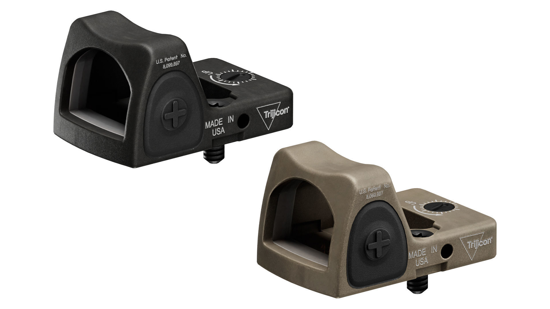 TRIJICON RMR TYPE 2 RED DOT SIGHT Low-poly 3D model_3