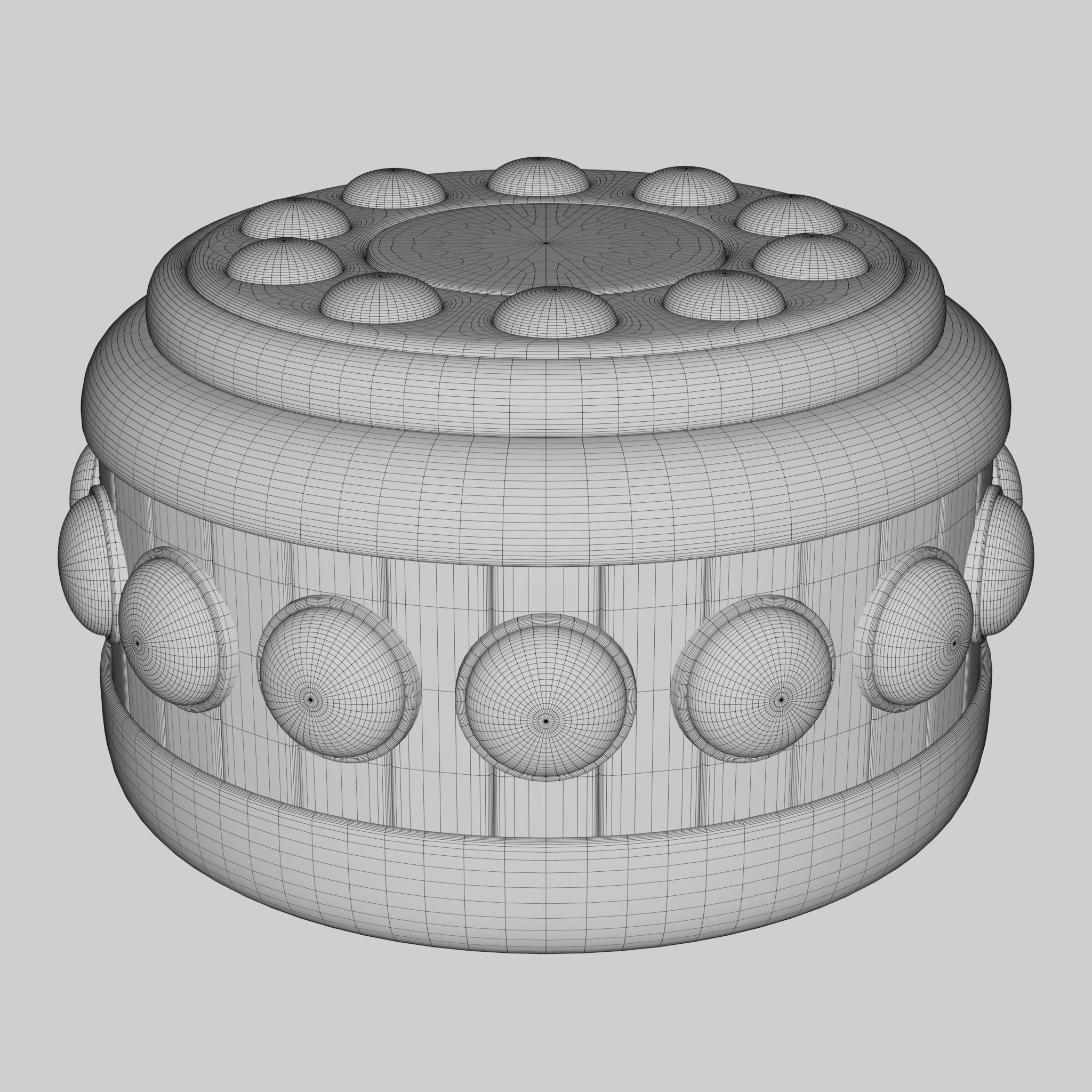 Kids Drum Toy 2 3D model_6