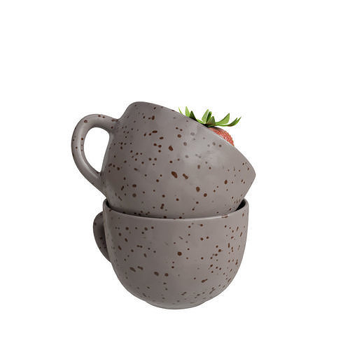 Strawberry Cup 3D model 4