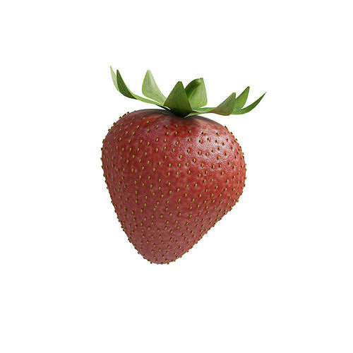 Strawberry Cup 3D model 5