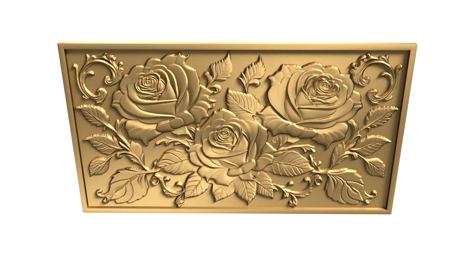 Modern Wall Panel Relief for CNC and 3D Printing 03 3D print model_10