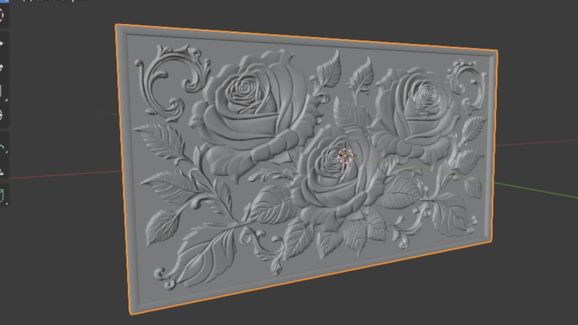 Modern Wall Panel Relief for CNC and 3D Printing 03 3D print model_5