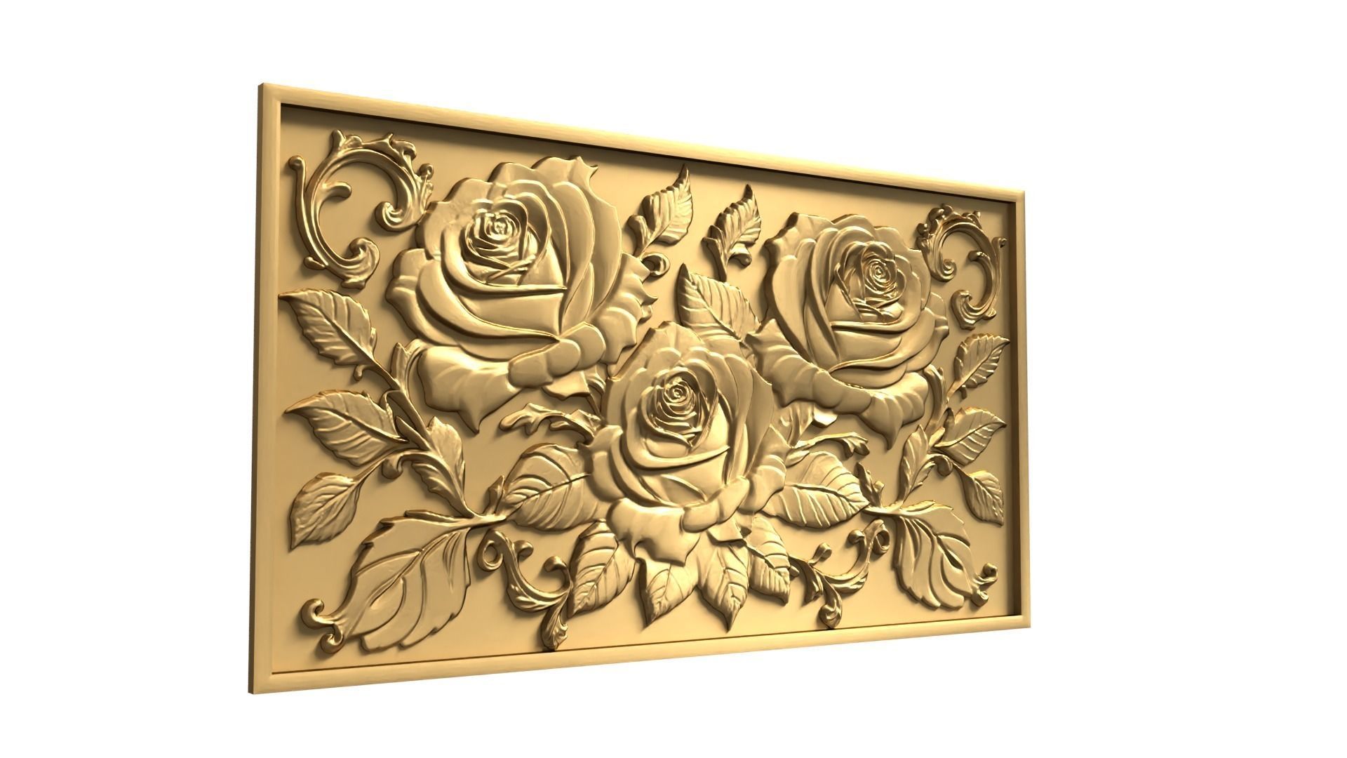 Modern Wall Panel Relief for CNC and 3D Printing 03 3D print model_3