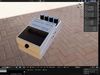 Electric Guitar Delay Pedal Model 3D model_2