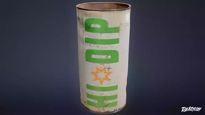 TRASH - Trashcan Set 04 - LOW POLY AND NANITE