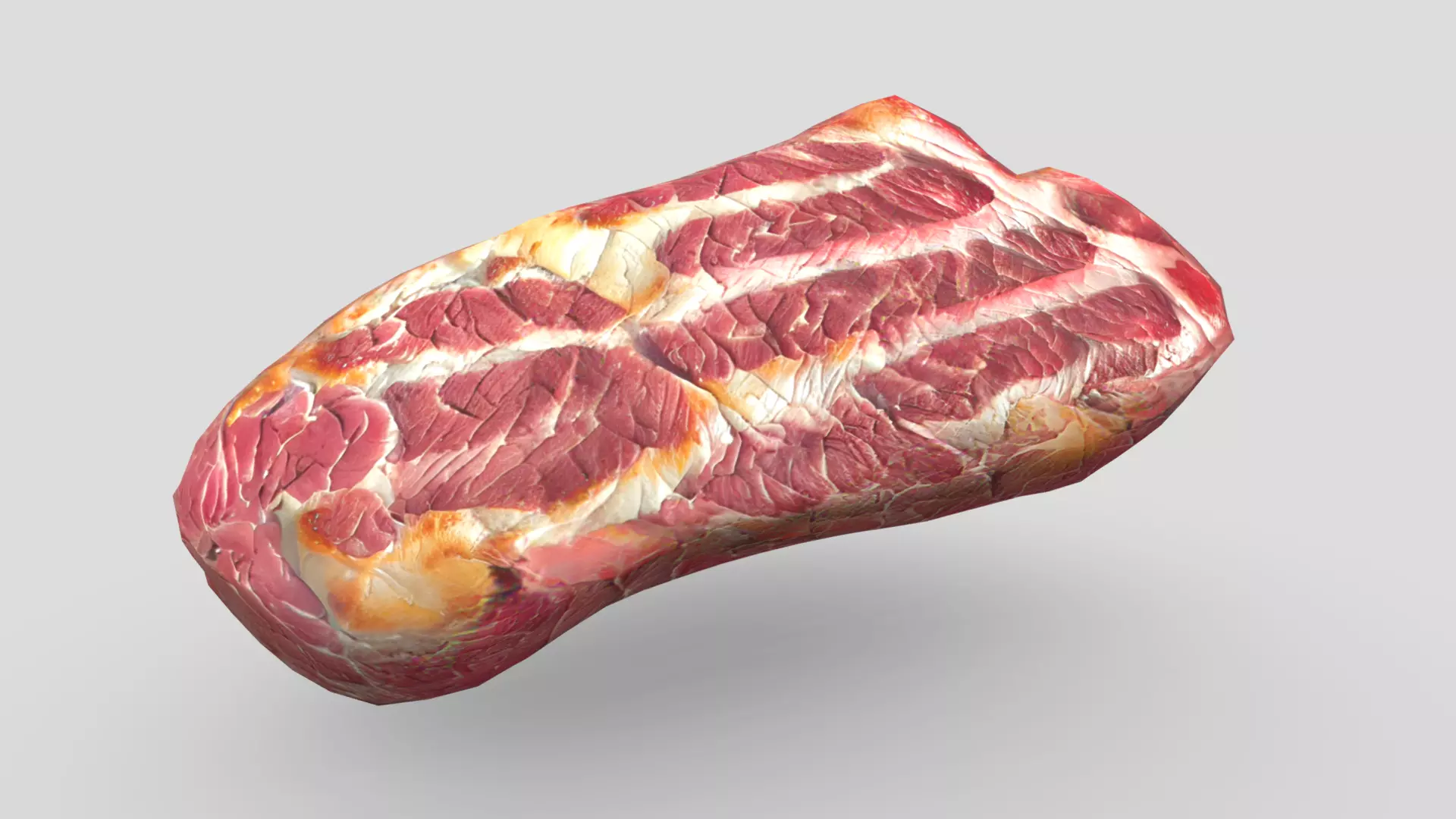 Medium Cooked Steak 2 Low-poly 3D model