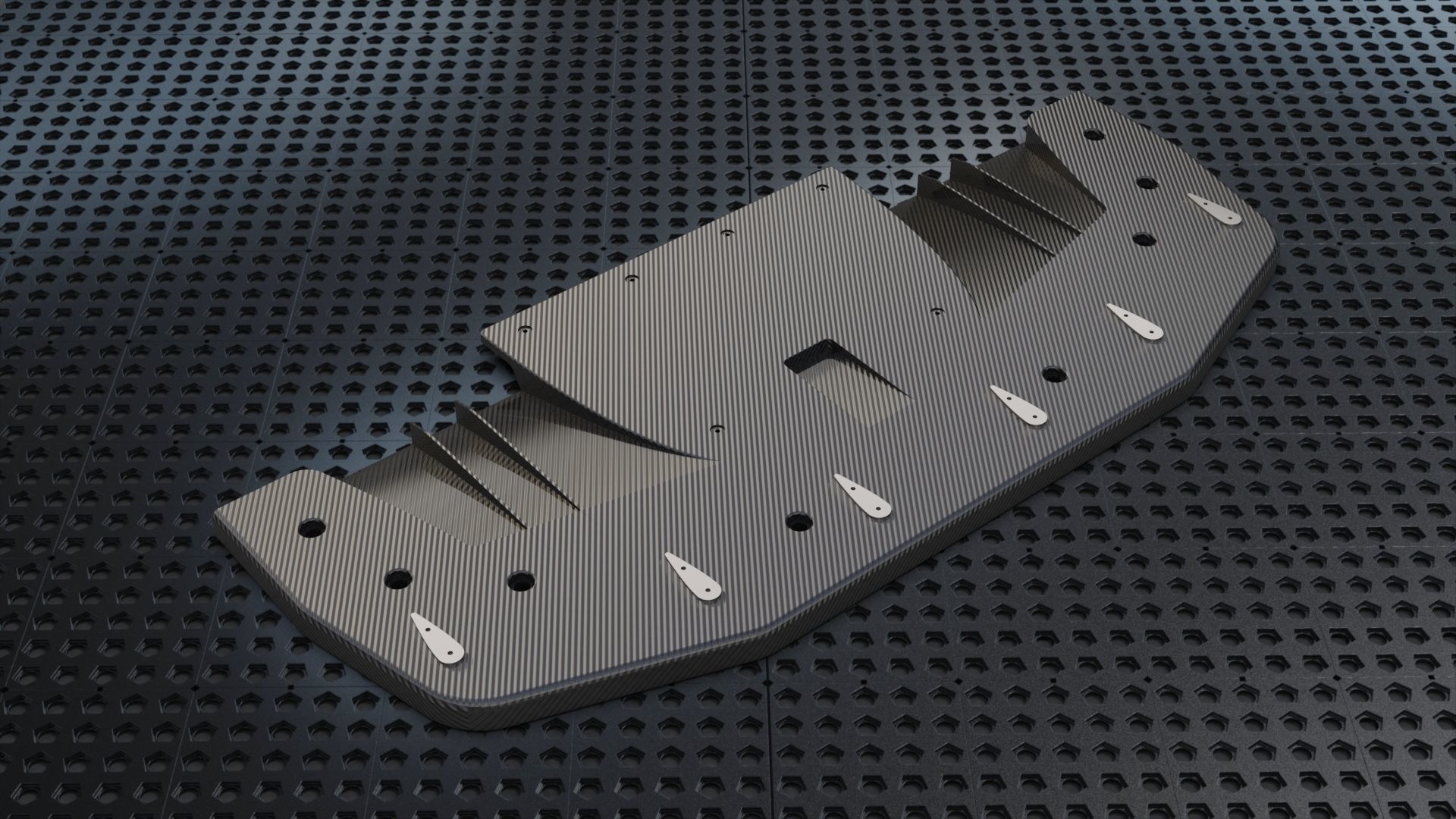 Spoiler bodykit auto motor tuning bumper 3D model_7