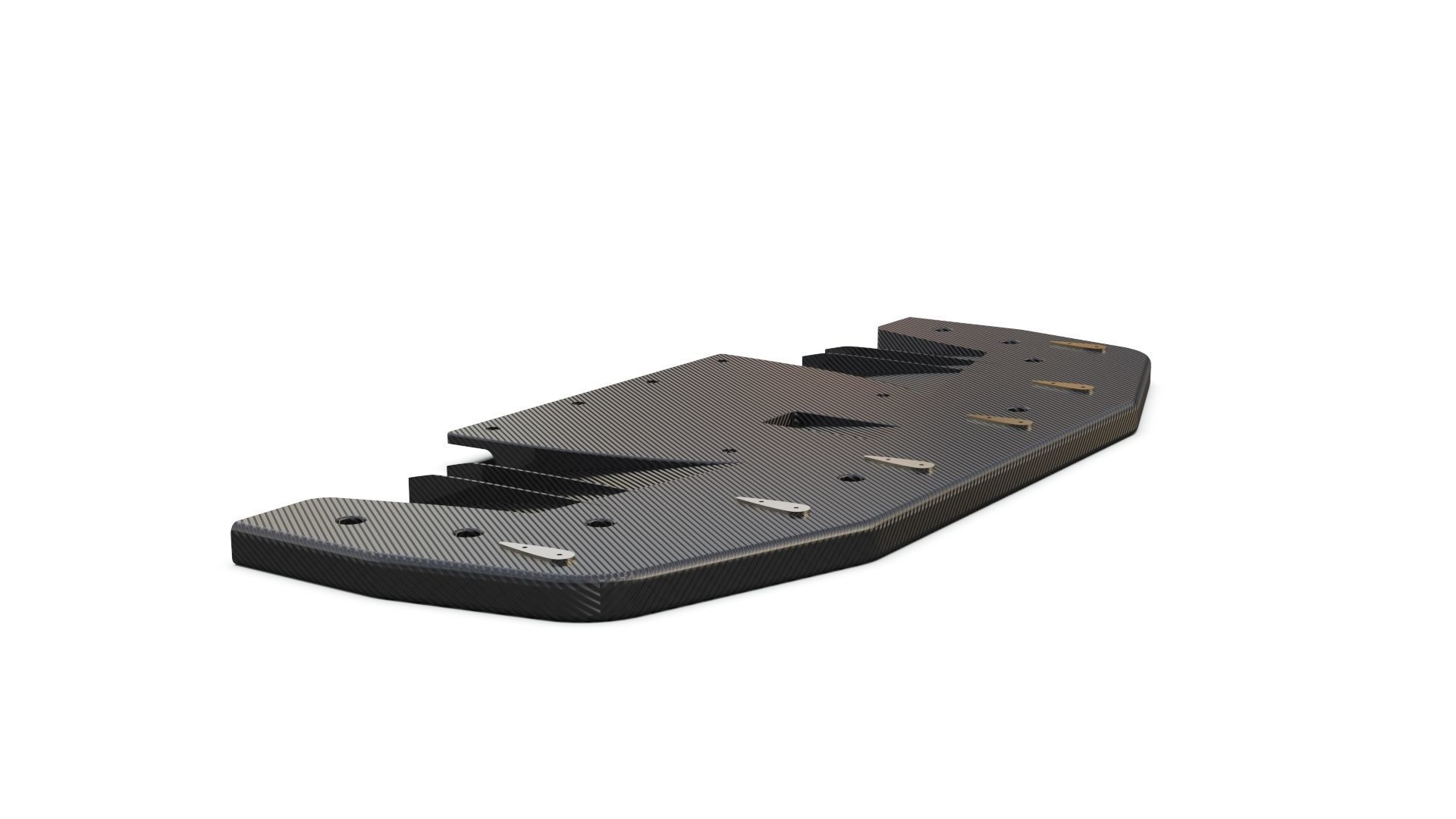 Spoiler bodykit auto motor tuning bumper 3D model_1