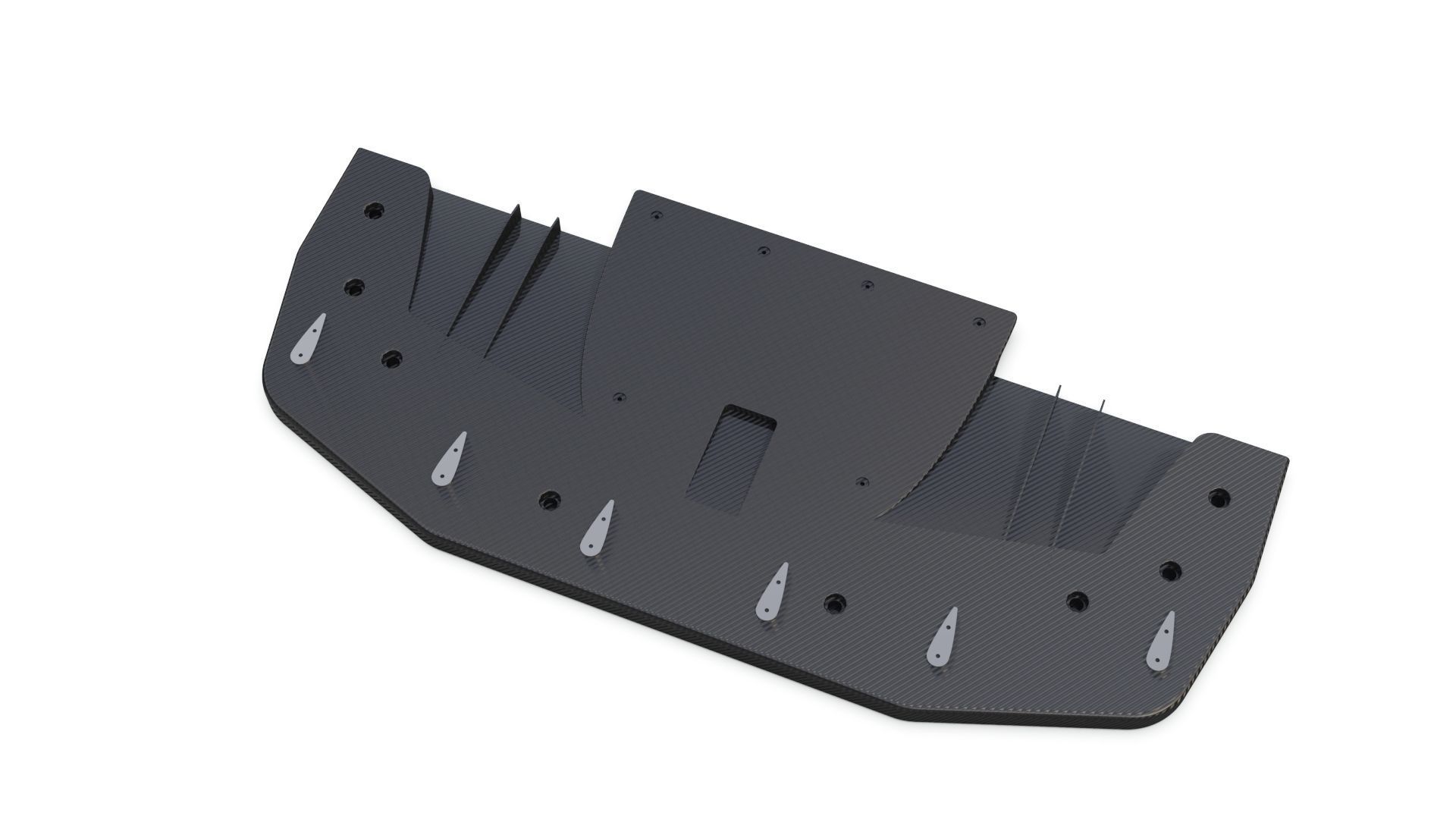 Spoiler bodykit auto motor tuning bumper 3D model_2