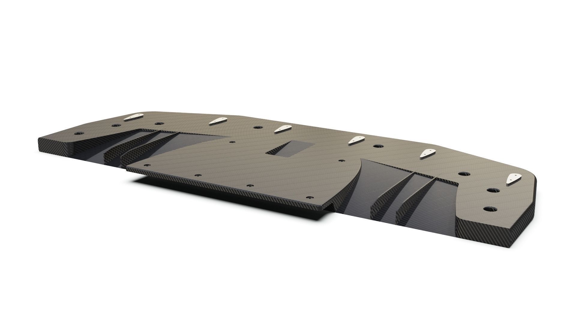 Spoiler bodykit auto motor tuning bumper 3D model_3