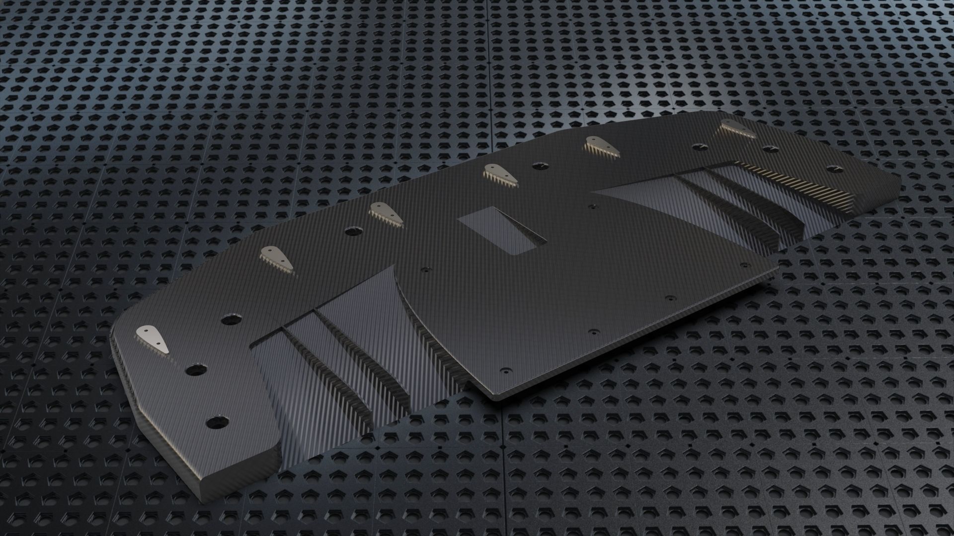 Spoiler bodykit auto motor tuning bumper 3D model_6