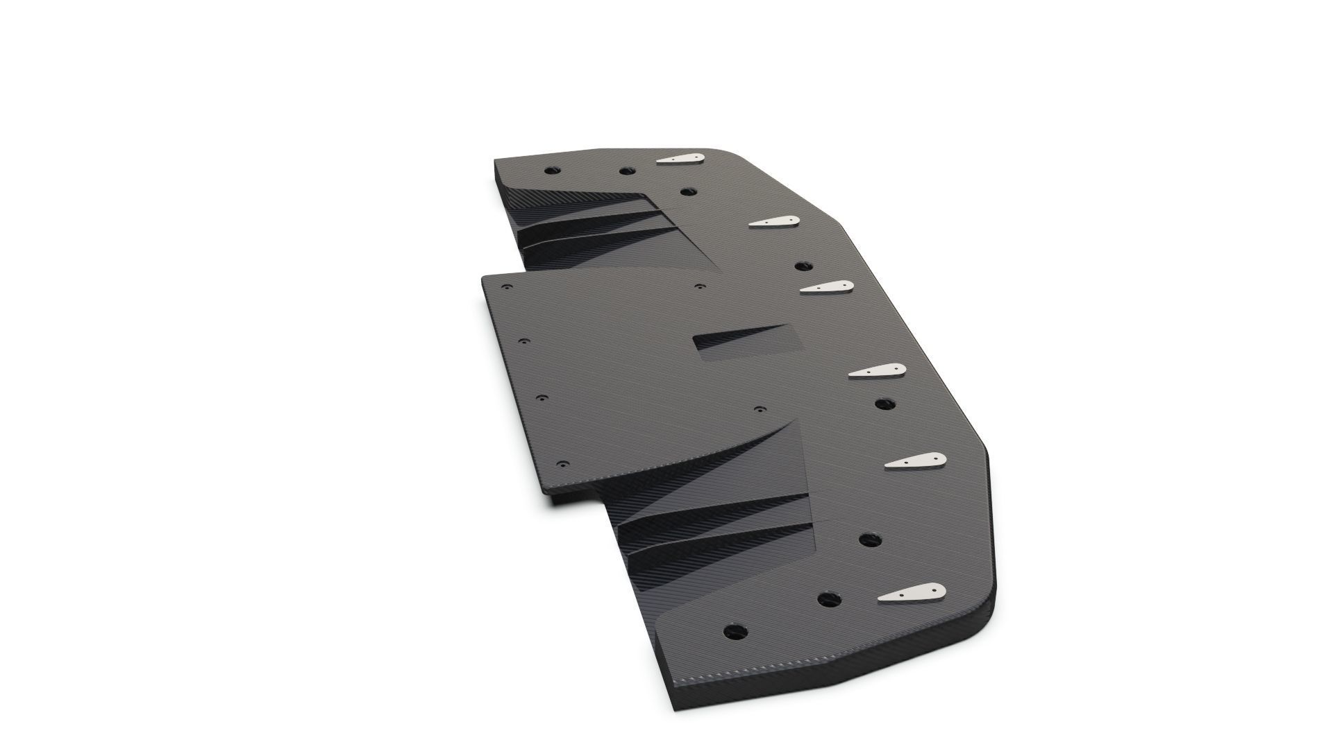 Spoiler bodykit auto motor tuning bumper 3D model_4