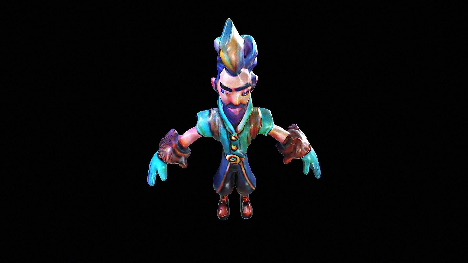 Stylized Character 3D model_8