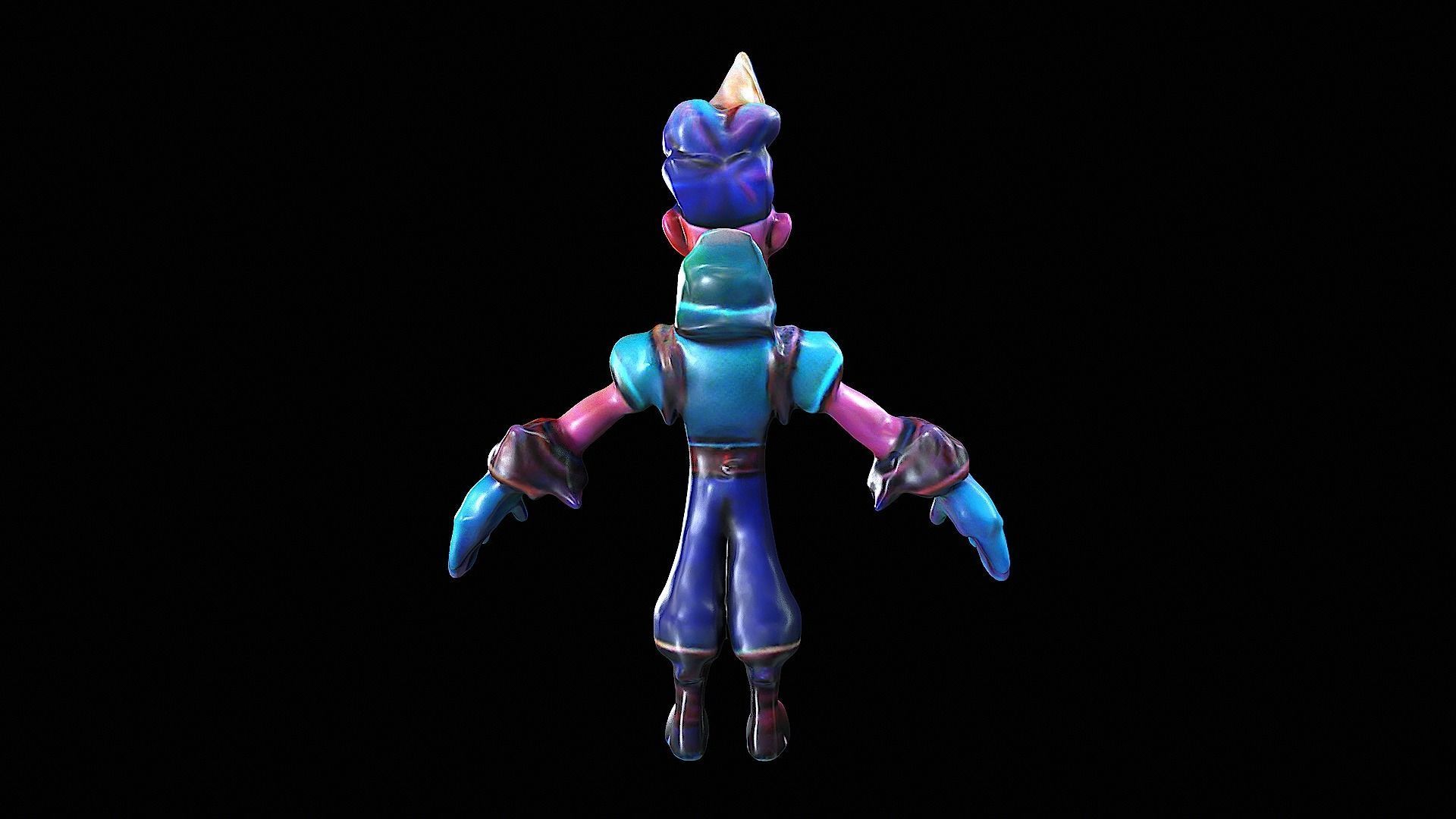 Stylized Character 3D model_4