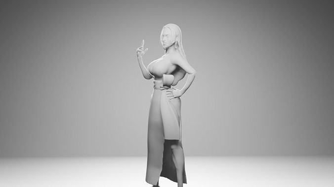 Boa Hancock Free 3D print model