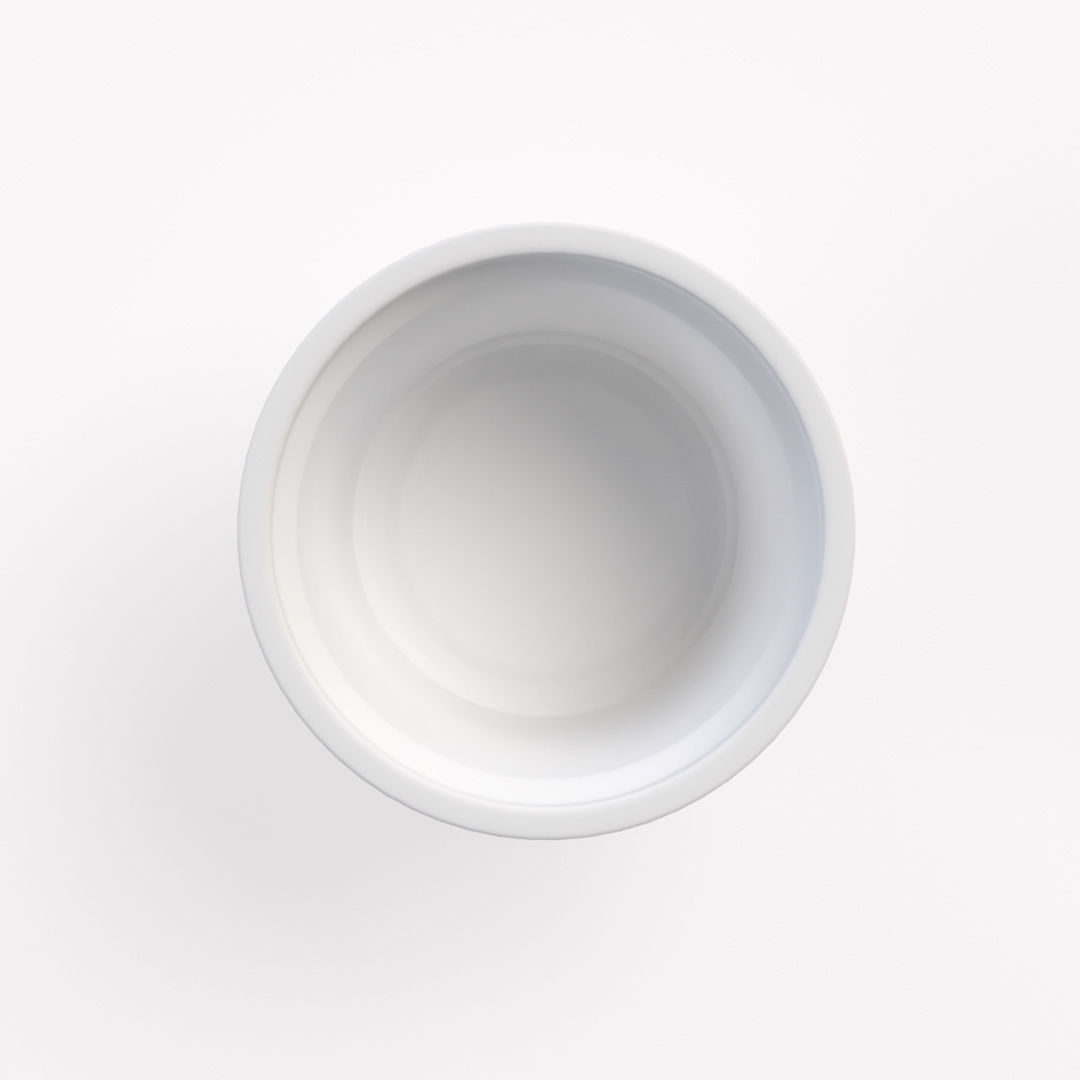 5oz or 150g Yogurt Dairy Container Cup with Foil Top Lid 3D model_3