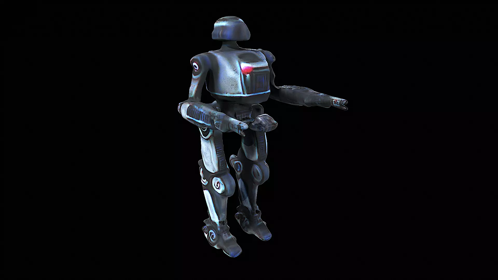 Abstract Robot 3D model