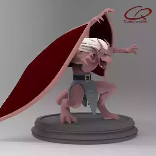 Gargoyles - Brooklyn full figure open wings 3D print model