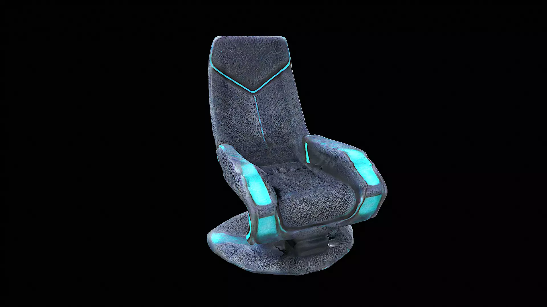 futuristic chair 3D model_0