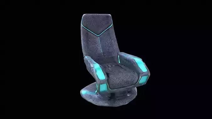 futuristic chair 3D model futuristic chair 3D model