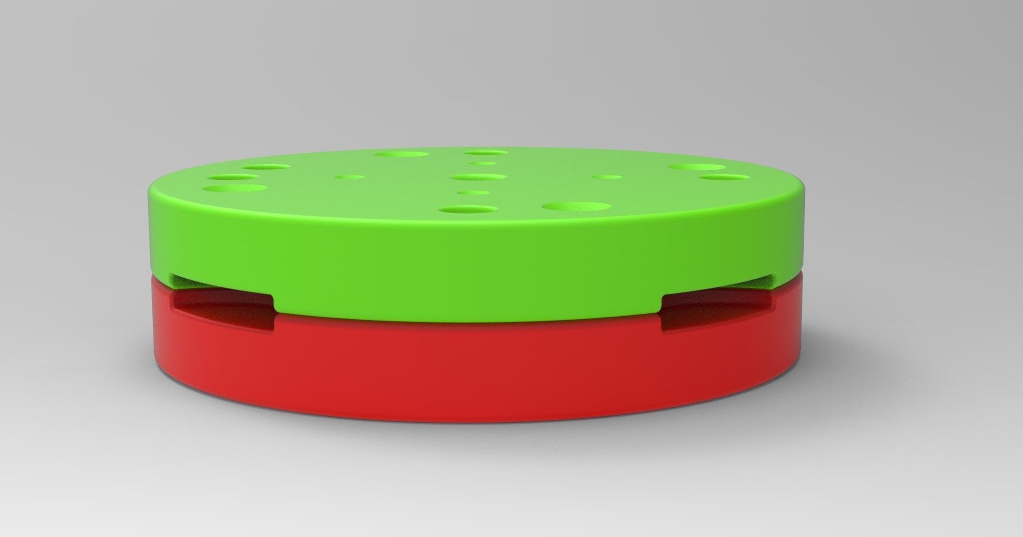 Mold for diecast truck tire 2 Scale 1 to 25 3D print model_3