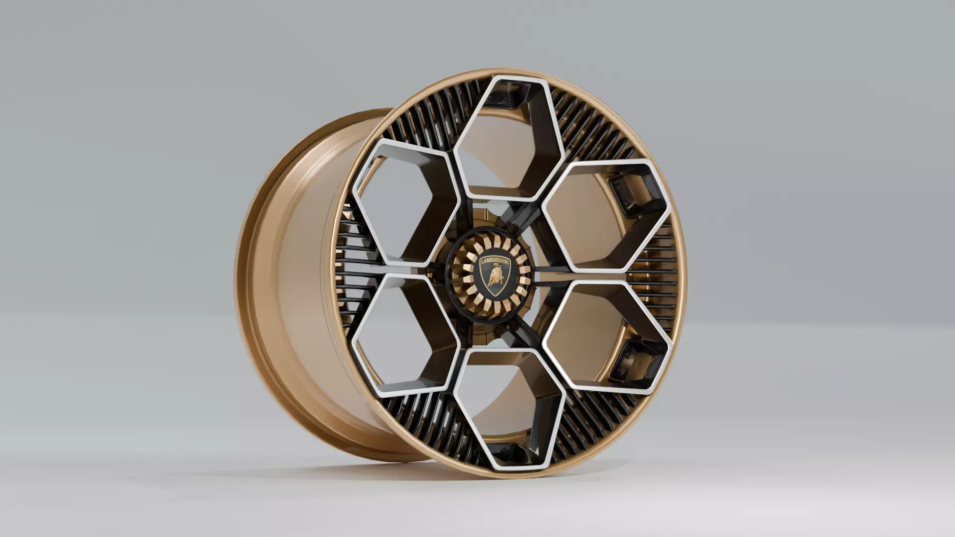 Lamborghini Vision Wheel Free low-poly 3D model