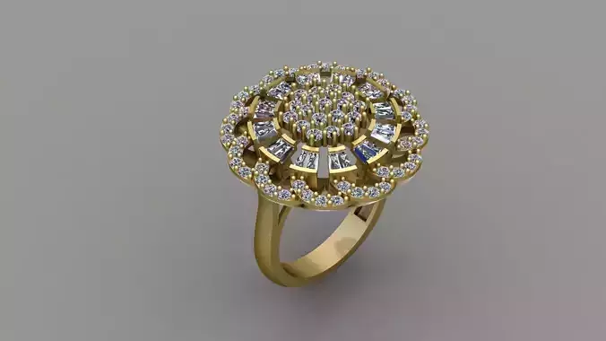 women Wedding Ring 3d print model 