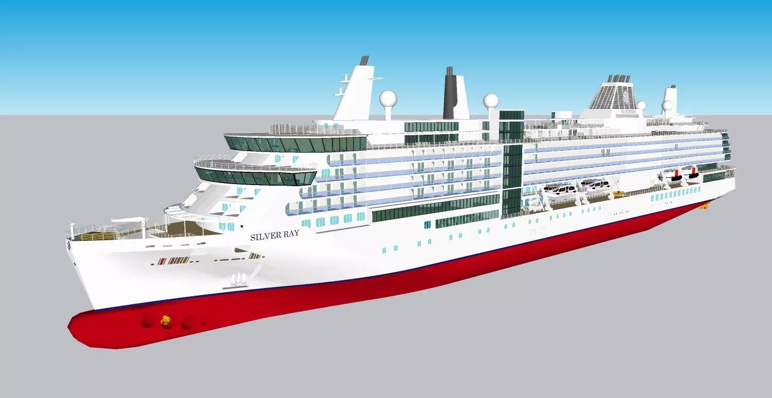 SILVER RAY 3D model_0